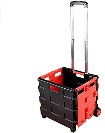 Supermarket Trolley Car Shopping Cart Small Cart Folding Cart Home Basket Trailer Can Sit Elderly Cart(No Cover)