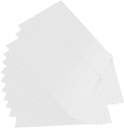 HAPINARY 30blätter Vinyl-aufkleberpapier Selbstklebend Für Drucker Etikettenpapier Aus Hochwertigem Vinyl Mit Stark Klebender Rückseite Transparent Und Klar Zum Bedrucken Für Fotos Und