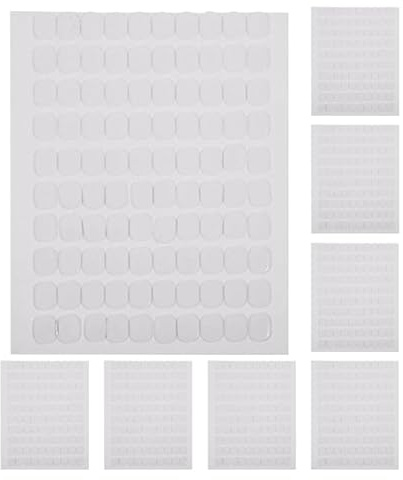 NIYANGLE Adhesivo Doble Cara Para Museo Puntos Adhesivos Transparentes Nano Paste 800 Unidades Para Fijar Exhibiciones Sin Dejar Rastro Multiuso Para Oficina Y Hogar