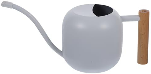 Sosoport Bonita Regadera para Plantas de Interior con Boquilla de Acero Inoxidable Blanca para Flores de Jardín Y Diseño de Plantas Colgantes