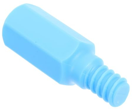 CIYODO 25mm Threaded Mop Handle Adapter Blue Large Broom Handle Thread End Replacement Extension Pole Adapter Household Cleaning Tool for Floor and Car Washing
