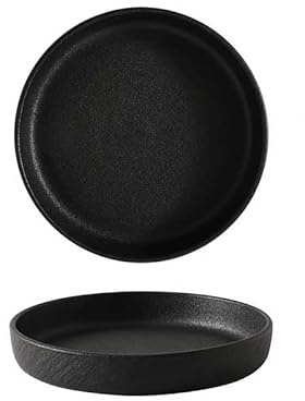 GUHPZA Platos De Cena Plato De Servir Plato Hondo Cocina Casera Restaurante Plato De Sopa Redondo Juego De Cena,B-10in