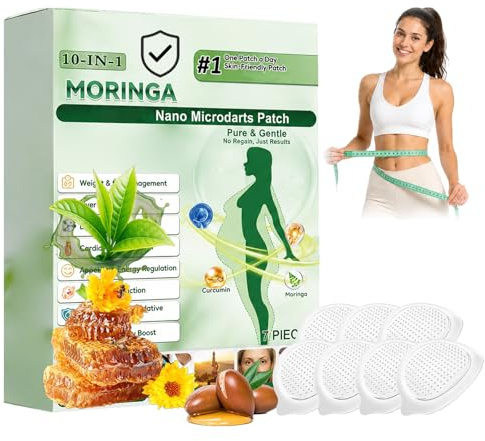 Moringa 10-in-1 Advanced Patch, 2026 New Natural Nano Patches, Nano Style Daily Wear, 7 Count Skin Friendly Personal Care for Home Travel