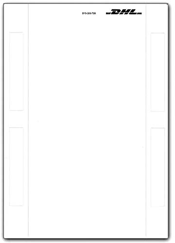 Selbstklebende Paketscheine Adressaufkleber Online Frankierung Aufkleber DHL Versandetiketten Label Etiketten A5 Neu (1000)