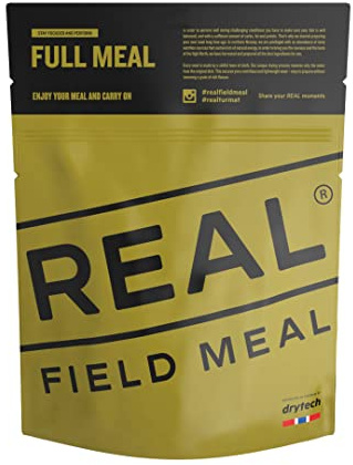 REAL FIELD MEAL Einsatz- Outdoor- Expeditionsnahrung, Notverpflegung mit 700kcal (Hähnchen Tikka Masala)