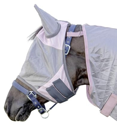 HKM Grey Fliegenschutzmasken grau Pony