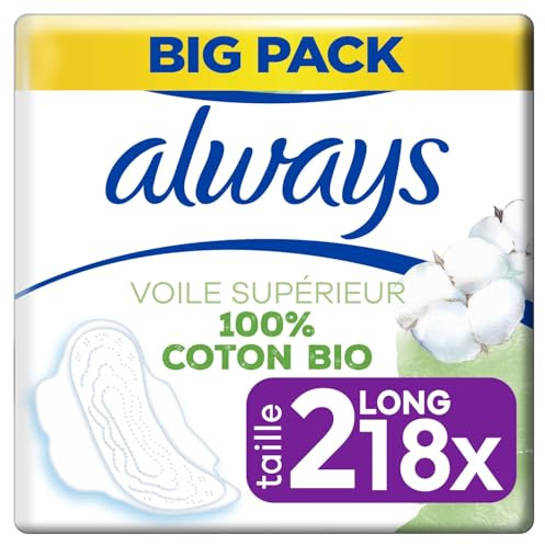 always Ultra Binde Cotton Protection Long mit Flügeln Big Pack 18