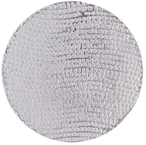 Holyart Piattino portacandela Nido d'ape alluminio argentato 12 cm
