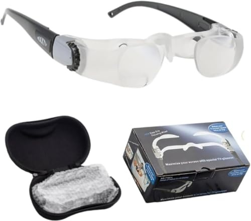 Jojomis 2.1X Max TV diadema ajustable gafas lupa lente portátil