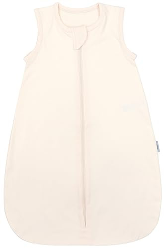 TupTam Baby Sommerdecke 0.5 TOG Baumwolle Unisex OEKO-TEX Zertifiziert, Farbe: Ecru, Kinder Größe: 62-68