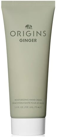 Ginger Moisturizing Hand Cream | Hydrates & Softens Dry Skin | With Plant-Derived Glycerin, 75 ml