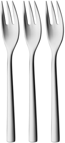 Silit Trend Kuchengabel Set 15,8 cm, 3-teilig, polierter Edelstahl, rostfrei, kratzbeständig, spülmaschinenfest