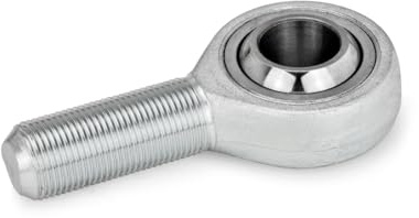Ganter Normelemente | Gelenkkopf, Gelenklager mit Schraube | GN 648.2-12-M12-W | Stahl | 12mm Bohrung | Gewinde M12
