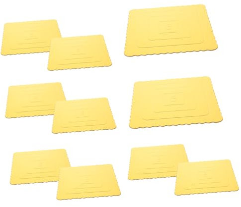 FUNOMOCYA 10stücke Kuchenunterlage Aus Lebensmittelechtem Papier Dicke Kuchenplatte Für Hochzeiten Geburtstagsfeiern Stabil Ölresistent Einfach Zu Transportieren