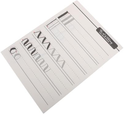 Operitacx Englisches Kalligraphie-heft Mit Übungsblättern Für Handschrift Kalligrafie-papierbögen Schreibpapier Für Anfänger Zum Üben Der Kunstschriften