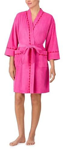 kate spade new york dam baby terry wrap rock badrock, rosa, L-XL
