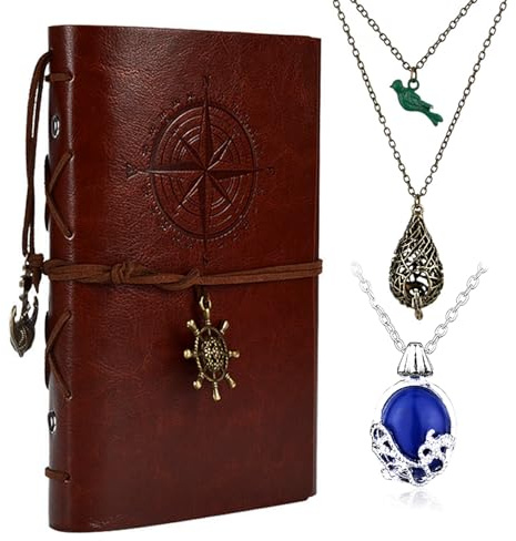 Vampir Tageslicht Walking Katherine Cosplay Halskette für Dame Modeschmuck Accessoire Elena Tagebuch Notizbuch 3 Stück