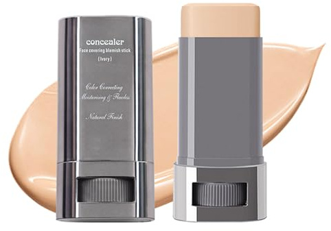Corrector Debajo De Los Ojos, Barra Correctora - De Cobertura Total De 30 G,Crema De Base, De Ojeras, De Maquillaje Para Todo Tipo De Piel
