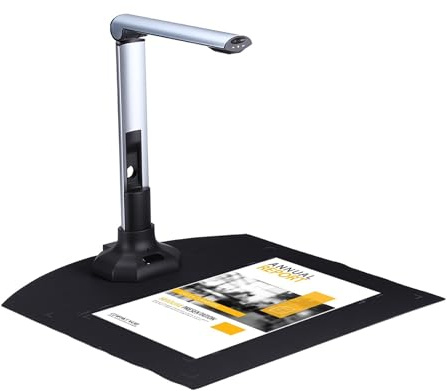 Max.A3 Tragbarer, Verstellbarer Hochgeschwindigkeits-USB-Buchbild-Dokumentenkamerascanner, HD 10 Megapixel for die Bibliotheksbank im Klassenzimmer,Ultimative Flexibilität