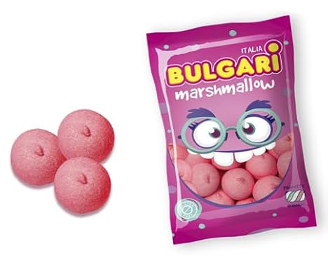BOULES ROSES – guimauves en forme de boule, texture moelleuse, goût sucré, idéal enfants, fêtes et pauses gourmandes