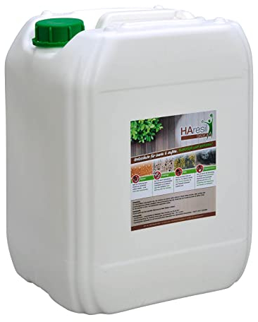 Biologischer Holzschutz HAresil Basic 20l Holzschutzlasur zum Vorbeugen und Bekämpfen von Pilze, Holzwurm, Holzschädlinge, Holzschutz für Innen und Außen