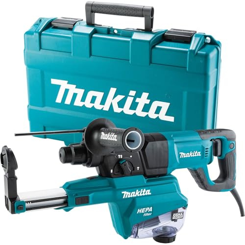 Makita HR2663-1 SDS-Plus AVT Rotary Hammer with HEPA Dust Extractor (D-Handle)