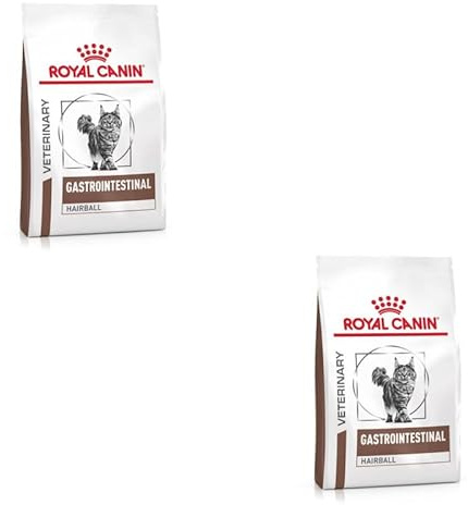 Royal Canin Veterinary Gastrointestinal Hairball | Doppelpack | 2 x 400 g | Diät-Alleinfuttermittel für ausgewachsene Katzen | Zur Bekämpfung von Haarballenbildung