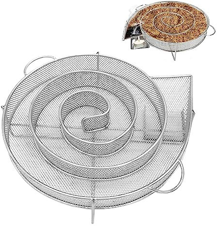 tongfeng Générateur De Fumée Froide pour Barbecue, Fumoir pour Barbecue, Serpentin pour Fumoir, Plateau De Fumage À Granulés, Générateur De Fumée Chaud, Froid pour Barbecue