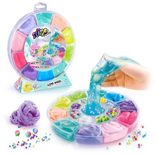 Canal Toys - So Slime Spin Wheel - DIY Schleimrad zum Selbermachen: Fluffy & Butter Slime - Mischen, dekorieren & im Rad aufbewahren - mit Charms & Perlen - Geschenk für Kinder ab 6 Jahren - SSC 256