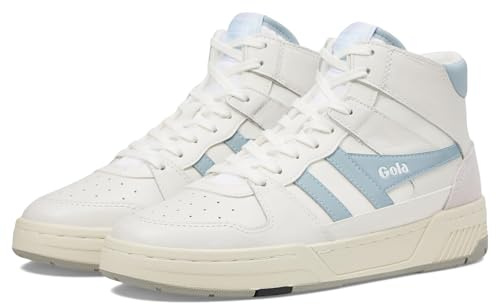 Gola Allcourt - Tenis altos para mujer, blanco/azul (White/Ice Blue), 41 EU