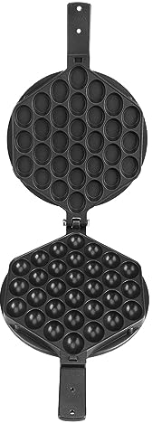 WGFOIP Sartén Para Hacer Gofres, Waffle Maker Egg Bubble Pan,Waffle Cone Maker, Aleación de Aluminio Eggettes Pan Cake Baking Plate para Uso Doméstico en la Cocina,Egg Roll Maker for Kitchen