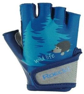 Roeckl Turgi Kinder Fahrrad Handschuhe kurz blau 2025: Größe: 3