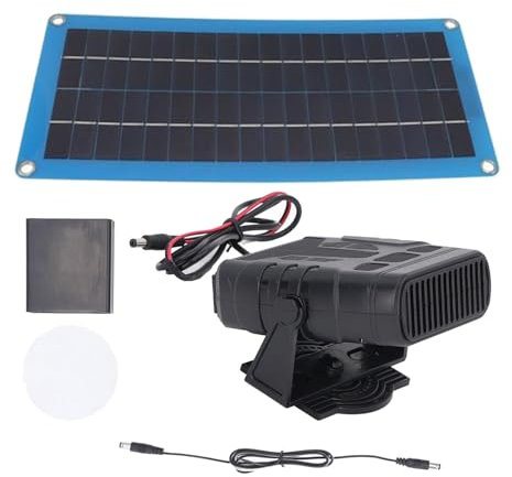 Désembueur de pare-brise – Chargeur de chauffage à panneau solaire, chauffage solaire pour maison de chat | Chauffage de dégivrage électrique solaire de voiture de 30 W, chauffage de panneau solaire