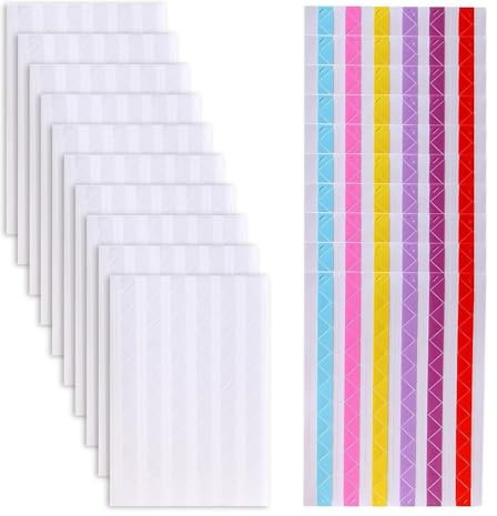 SHSHbuy Autocollants pour Coins Photo,20 Pièces Coins Adhesifs Photos,Coins de Montage Photo Transparents pour Albums Photos,Scrapbooking