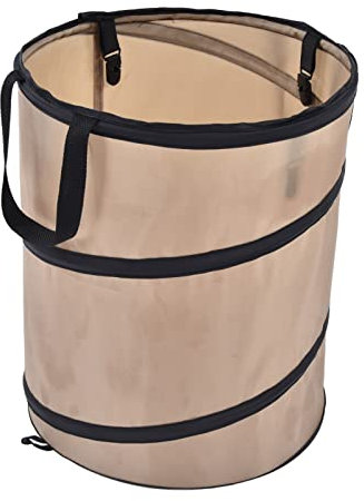TIKATARER Collapsible Garden Bag, 10 Gallons, 37.8L, Portable Trash Can Reusable Garden Waste Bags, Yard Waste Bin for Camping Waste Bin, Outdoor BBQs, Laundry Hamper