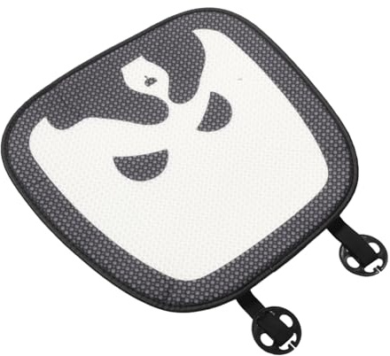 CHILDWEET Panda Autositzkissen aus Weichem Flanell Fahrersitz Stützkissen mit Sitzschutz Niedliches Allwetter Sitzkissen für Fahrersitz im Auto Innenraum