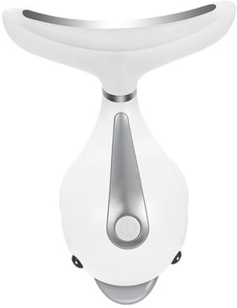 HONITANO Massaggiatore per Collo Design Ergonomico e Massaggio Sonoro Caldo, Dispositivo la Rimozione delle Rughe Materiali Abs e Pc, la Cura del Collo