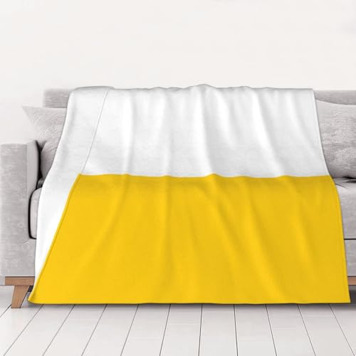 BOXILTD Coperta in pile con bandiera della Slesia, 127 x 152,4 cm, comoda coperta in pile per letto, divano, viaggi e campeggio, colore nero
