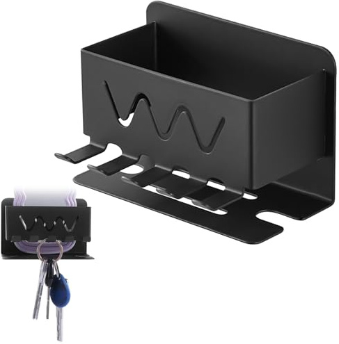 FULHANY ZahnbüRstenhalter Wand,ZahnbüRstenhalter Elektrische ZahnbüRste,Badezimmer Organizer,Bohrfreier Selbstkleber, EIN Speicherfach Und 4 + 2 ZahnbüRstenkompartiment Multifunktionsspeicher