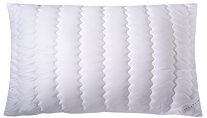 billerbeck Kopfkissen S20 - Kissen in 40 x 80 cm – Faserkissen mit mittlerer Stützkraft - FLOCKIS-Faserbällchen, 100 % Polyester, Weiß