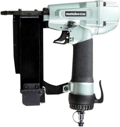 Metabo HPT Pro Pin Nailer Kit, Pro-Preferred Pneumatic Power Nailers, Carpentry Tool for Fine Trim, Molding, and Paneling, Built-in Silencer, Aluminium Magazine, 23 Gauge, 1/2″ to 2″ Pin Nails, NP50A