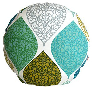 beties „Momente“ Kissenhülle rund ca. 60 cm Ø Kissenbezug in interessanter Größenauswahl hochwertig & angenehm 100% Baumwolle Farbe (applemint)