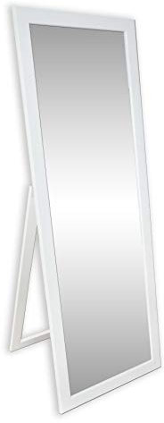 Ramix STANDSPIEGEL, Stehender Spiegel, 160 x 50cm, 50 x 160cm, Schlafzimmer,Wohnzimmer,Flur und Garderobe, Rechteckig, 4 Farbe Optional, Weiß Matt