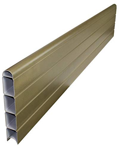 6' (1.8m) Natural Long Composite Fence Board Plastic Eco Fencing Panel Plank Gravel Board