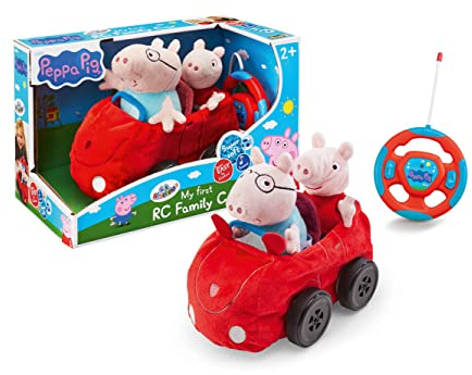 Revell Control Auto Peppa Pig ferngesteuert I Plüschauto mit Funksteuerung I Für Kinder ab 3 Jahren I Mit blinkenden Lichtern und 3 Geschwindigkeitseinstellungen I Hand-Augen-Koordination verbessern