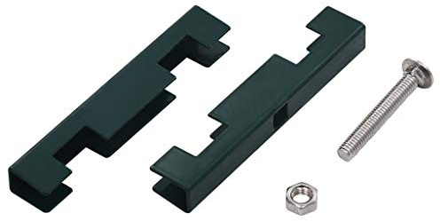 Tidyard Verzinktem Stahl gefertigte U-Mattenverbinder10 Sets Passend für 6/5/6 & 8/6/8 Doppelstabmatten,Geeignet für eine Maschenweite von 50 x 200 mm,Grün