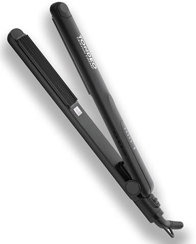 Tondeo Cerion Crimp Hair Straightener, Black