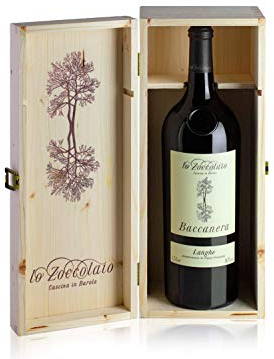Lo Zoccolaio Langhe DOC Baccanera Rotwein - Piedmont Wein Barbera-Merlot-Nebbiolo-Canernet Sauvignon trocken - Italien Wein Holzbox Magnum (1 x 1.50 l)