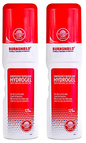 Burnshield Premium Hydrogel Burn Spray da 125 ml, confezione da 2