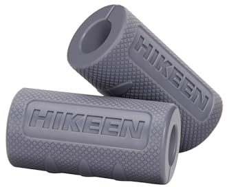BOOSTEADY Hantelgriffe Silikon Grips 2 Stücke Bar Grips Thick Bar Grips für Bizeps Trizeps und Unterarm Hantelgriffe für Armtraining